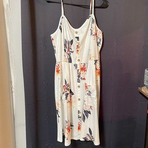 White Floral Sundress